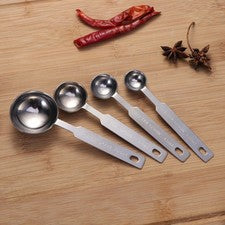 4 Pcs Küchenhelfer Edelstahl Küchenutensilien Messlöffel Für Die Aus