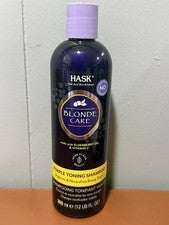 Champú HASK Blonde Care para cabello rubio, 12 fl oz