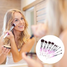 10 Piezas Pinceles de Maquillaje Profesional Multifuncional Belleza Maquillaje Herramienta