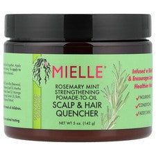 Fortalecedor de pomada a aceite, cuero cabelludo y cabello, menta de romero, 5 oz (142 g)