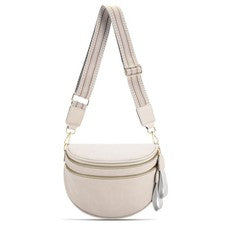 Bandolera de cuero oscaurt Riñonera para mujer grande bandolera PU...