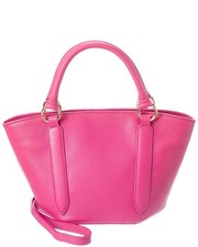 Bolso de mano italiano de cuero con asa superior para mujer