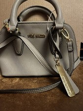 Bandolera Steve Madden Gris Imitación Cuero Nueva Sin Etiqueta