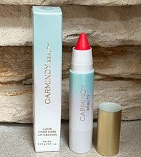 Lápiz labial brillante Carmindy Beauty LOOK OVER HERE LIP CRAYON FIRE CORAL .11 oz ¡NUEVO EN CAJA!!