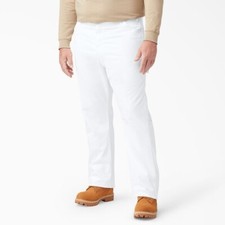 Pantalones de pintor Dickies para hombre - blancos, talla 40X30 nuevos con etiquetas