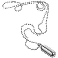 Pill Perfume Bottle Pendant Miss Medicine Storage Necklace Holder