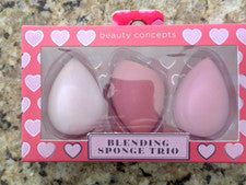 Trío de esponja de maquillaje Beauty Concepts 3 sin látex