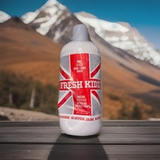 Jabón hidratante natural para cabello y cuerpo Fresh Kidz Boys azul rojo (15,5 oz)