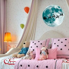 Calcomanías de pared de bendición de 30 cm pegatinas para decoración del hogar de sala de estar brillan en la oscuridad