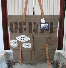 Bolso de Mano Star Wars Loungefly Rebel Resistance Lona OG Corazón Logo Bolso De Colección Nuevo con Etiquetas