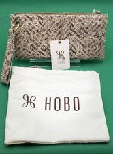 Muñequera sin asas Hobo Vida para mujer mosaico neutro cuero multicolor, nueva