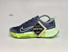 Nike Juniper Trail 2 Gore-Tex Impermeable Correr Gimnasio Entrenadores Azul Verde