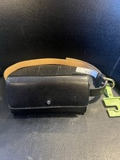 Riñonera KATE SPADE Cinturón Cintura Cuero Negro - Talla L/XL (Nota: Arañazos)
