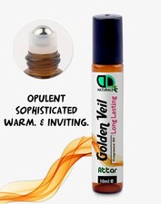 Golden Veil Premium Oil Perfume Attar 10 ml - Fuerza completa