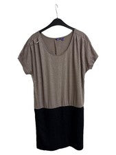 Vestido casual mujer Mexx talla 40,L multicolor manga corta brillo casual