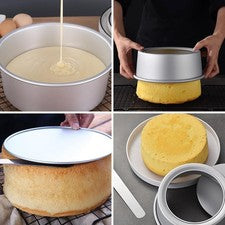 Aleación de aluminio fácil eliminación de pasteles alto ajuste universal para pastel