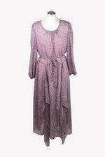 Vestido mujer DKNY T. 38 morado NUEVO vestido maxi vestido vestido