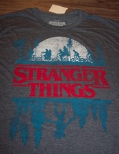 Camiseta ESTILO VINTAGE STRANGER THINGS Bicicletas Netflix PARA HOMBRES XL NUEVA con ETIQUETA