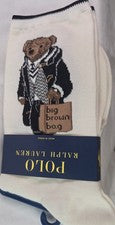 Mujer Marfil Polo Ralph Lauren "Big Brown Bag" Crew Super Suave Shopping Bear