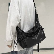 Nuevo Moda Hombres Mujeres Bolso de Mano Cuero PU Carteras Escuela Informal Bolsos Mensajeros