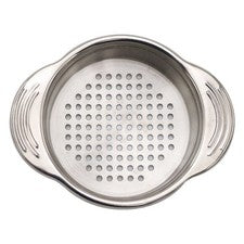 304 Acero Inoxidable para Cocina Escurridor con Dos Asas 12 x 12 x 2,8 cm