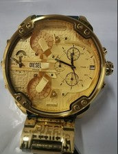 NUEVO Diesel DZ7479 Mr. Daddy 2.0 cronógrafo reloj de acero inoxidable dorado reloj de pulsera