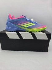 Zapatos de fútbol Adidas F50 League TF para hombre césped azul IE1230 talla 7