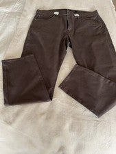 Pantalones chinos rectos grises 38/32 Lucky Brand para hombre NUEVO