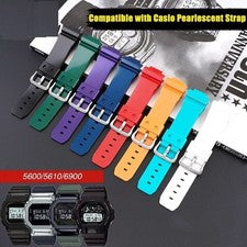 Correa de reloj de resina adecuada para G-SHOCK DW-5600 GW-M5610 DW-6900...