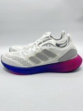Adidas Mujer PureBoost 22 Correr Talla 11 Blanco/Púrpura |HQ8576|
