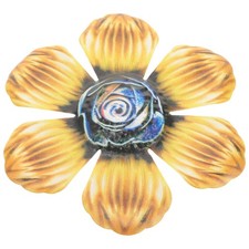 Flor Decoración Pared Flor Arte Pared Decoración para Hogar Salón Metal Nórdico