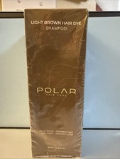 Champú tinte para cabello marrón claro Polar Hair Care sin parabenos 200 ml 6,76 fl oz sellado