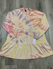 Vestido Sudadera Para Mujer Wild Fable M Mediano Manga Larga Cuello Simulado Colorido Nuevo