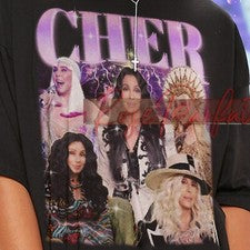 Camiseta CHER - Regalo Cher Fans, Camisa Cher Vintage, Camisa Cher Retro, Cher Long S