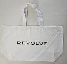 Bolso de Mano Coachella Revolve 2026 Grande 27" Blanco 100% Algodón