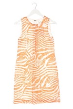 Vestido de verano mujer H&M talla 34 lana blanco estampado integral casual streetwear