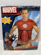 Marvel Iron Man Camiseta Estilo Disfraz Camisa Hombres Talla L/XL 1 PC Totalmente Nueva