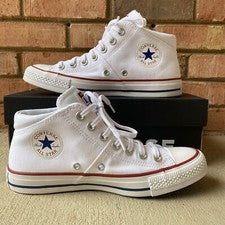 Zapatillas altas Converse Chuck Taylor All Star Mid Top para mujer blancas 563511F NUEVAS