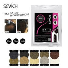 Corrector de recarga de fibras para el cuidado de la pérdida del cabello Sevich 25/50//100 g