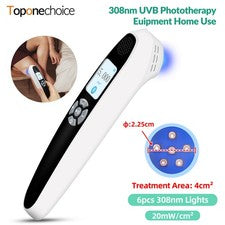 6 diodos cuidado de la piel fototerapia 308nm lámpara UVB terapia de luz para el cuidado de la piel