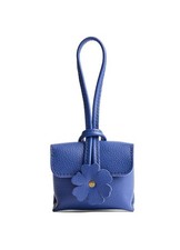Nuevo bolso de mano Portland Leather Goods floreciente muñeca AZUL MOLINO envuelto