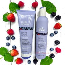 Milkshake milk_shake SLVER SHINE Champú Ligero 300 ml y Acondicionador 250 ml