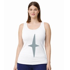 Chaleco sin mangas retro Star Sparkle para mujer minimalista estilo retro regalo para ella