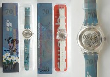 SWATCH SEPTANTE BLUE SUOZ181 DEL 2014, NUOVO SCATOLA ORIGINALE E PILA NUOVA