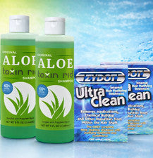 Champú Original Estilo Antiguo Aloe Toxin Rid + Zydot Ultra Clean (Juego de 2)