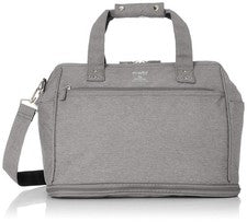 Bolso de Hombro Boston Expandible 2 Vías Anello GRANDE SPS, Gris Claro