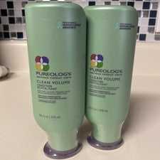 Acondicionador Pureology Clean Volume 8,5 OZ cada paquete de 2
