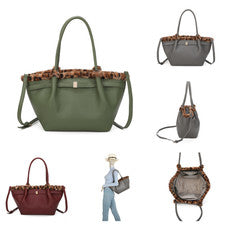 Reino Unido Mujeres Retro Bandolera Bolso de Hombro Damas Tamaño Mediano Moda Bolso de Mano
