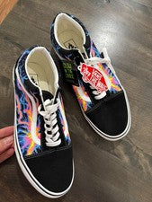 Vans Old Skool 'Electric Flame' Brilla en la oscuridad - SKU VN0A5KRFB03 Hombres talla 9.5