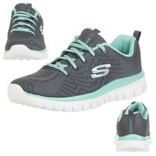 Zapatillas deportivas mujer Skechers GRACEFUL GET CONNECT WIDE FIT gris